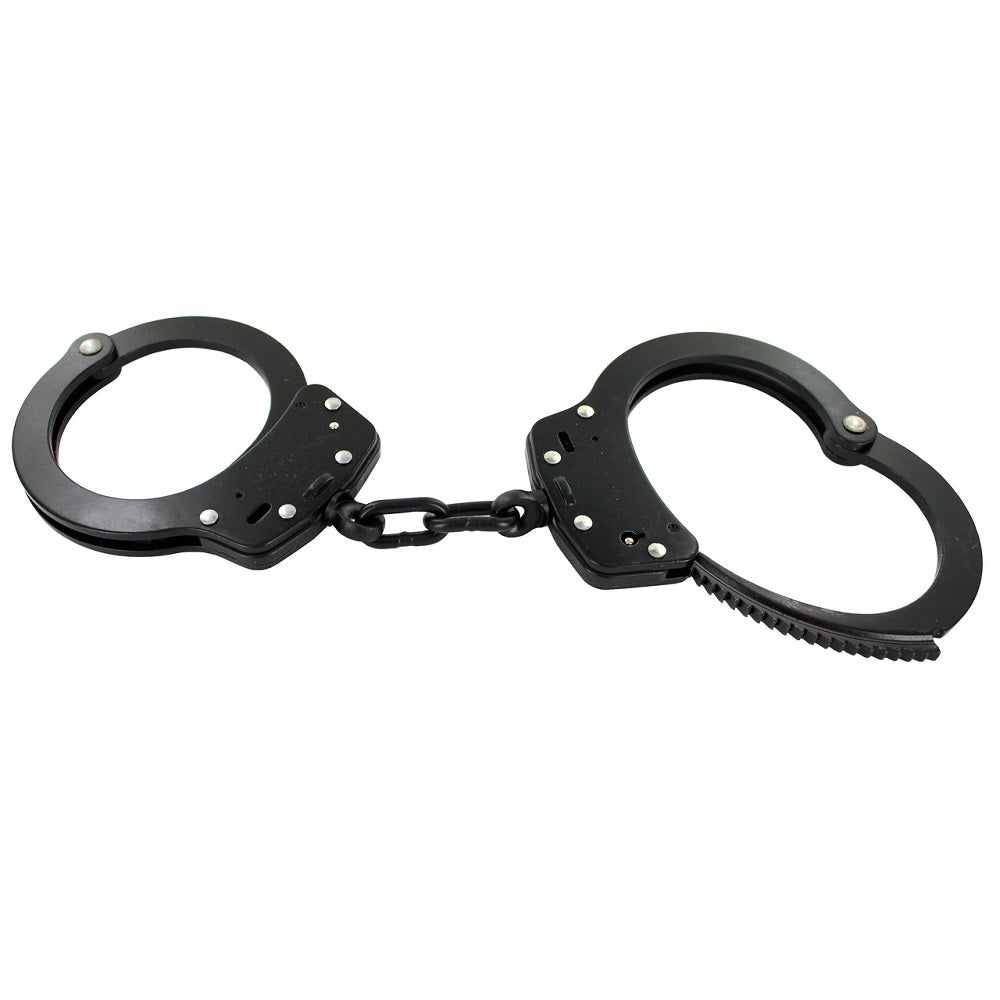 MODEL 100 CARBON NITRIDE (MELONITE) BLACK HANDCUFFS