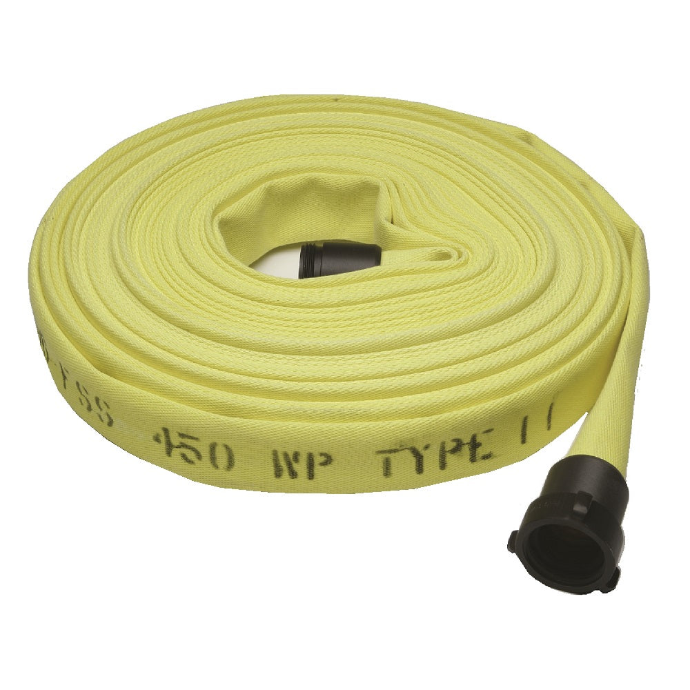 4210015262977 YELLOW FIRE HOSE TYPE II, LONG HOSE EA