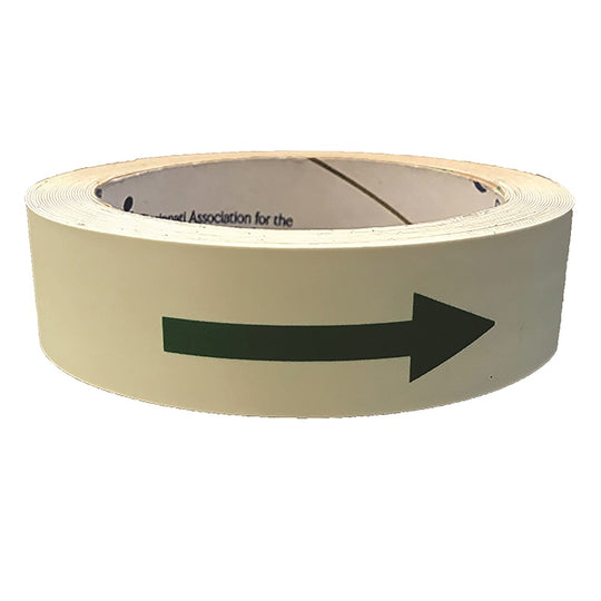 424000NIB0246 PHOTOLUMINESCENT MULTIPURPOSE ADHESIVE TAPE W/DIRECTIONAL ARROWS