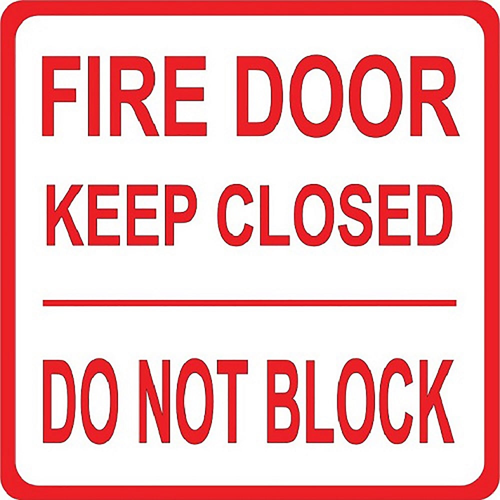 424000NIB0300 PHOTOLUMINESCENT "FIRE DOOR KEEP CLOSED" SIGN