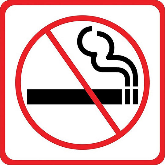 424000NIB0301 PHOTOLUMINESCENT "NO SMOKING" SIGN