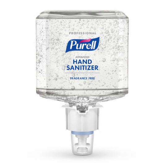 PROFESSIONAL ADVANCED HAND SANITIZER FRAGRANCE FREE GEL - 2/CARTON