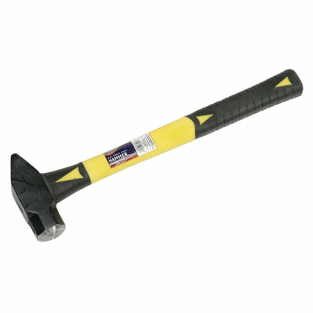 5120009020092 AbilityOne, Cross Peen Hammers - 2 lb Head - 16" Fiberglass Cushioned Grip Handle Ct