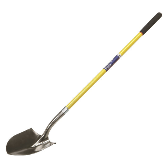 5120009659550 AbilityOne, Round Point Shovels - 48" Fiberglass Cushioned Grip Handle - Open Back Bx