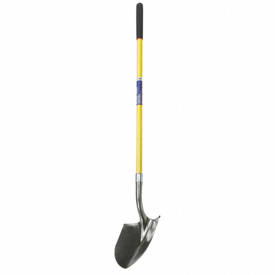 5120009659550 AbilityOne, Round Point Shovels - 48" Fiberglass Cushioned Grip Handle - Open Back Bx