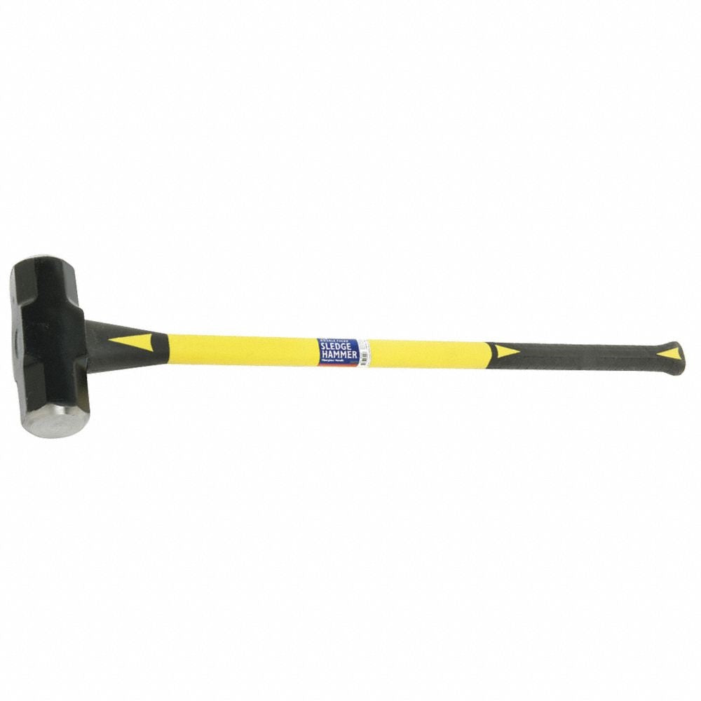 5120015985650 AbilityOne, Hammer - 16 lb, Sledge, Double Faced, 36" Fiberglass Handle 9/Ct