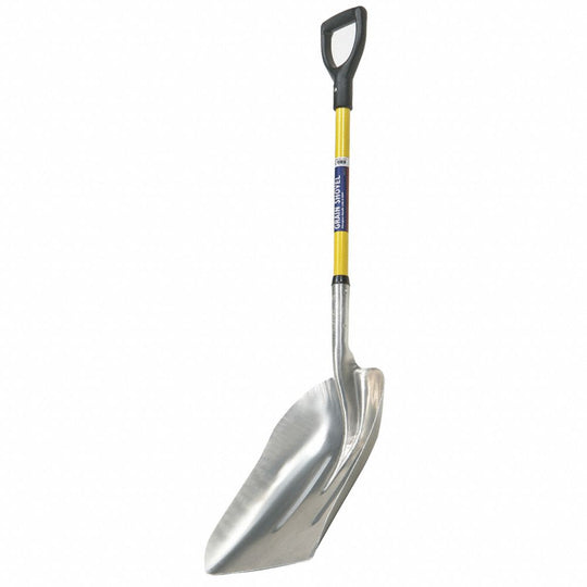 5120016118075 AbilityOne, Shovel, Grain, Aluminum Scoop, Industrial grade, 29" Fiberglass Handle, D-grip Ct