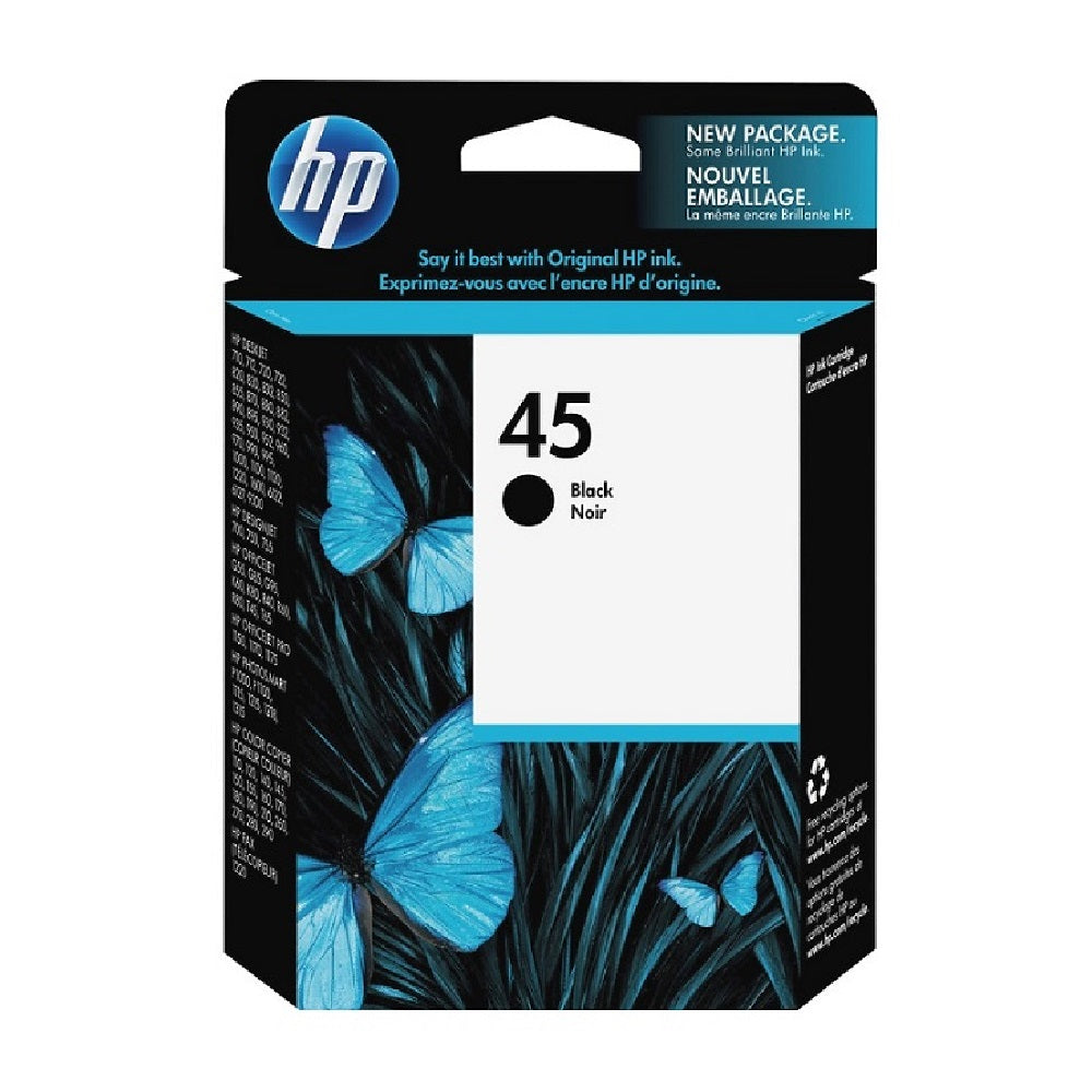 HP 45 BLACK ORIGINAL INK CARTRIDGE