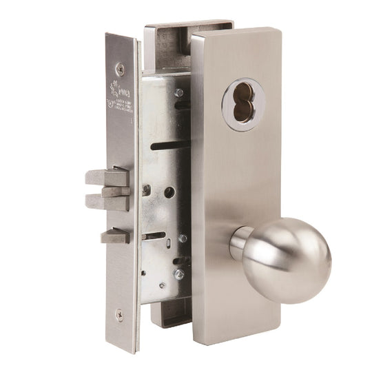 534000NIB0264, DOOR LOCKS MORTISE MR SERIES, CLASSROOM HOLD-BACK F06, MR 113, BALL KNOB EA