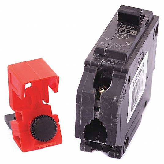 534000NIB0392  BREAKER LOCKOUT, CLAP-ON W/CLEAT, 120/277V