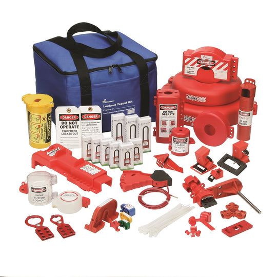 534000NIB0415 LOCKOUT TAGOUT MAINTENANCE KIT, BLUE CARRYING BAG KT