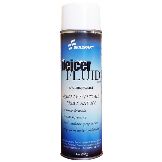 DEICING DEFROSTER FLUID, 14 OZ AEROSOL CAN