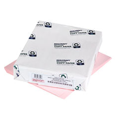 COLORED COPY PAPER 20 LB, PINK RM