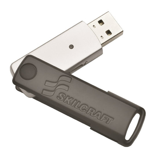 USB AES ENCRYPTION DRIVE, SILVER 2GB