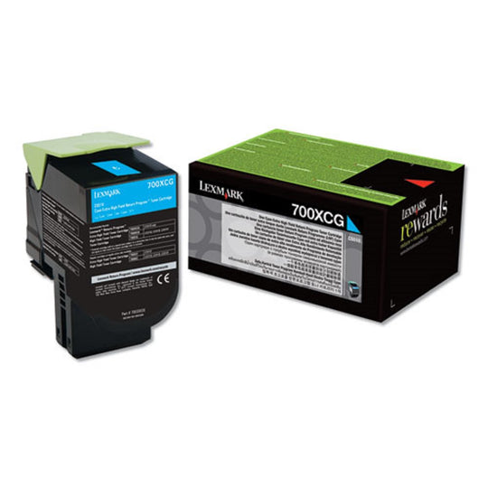 LEXMARK HIGH YIELD CYAN RETURN PROGRAM TONER for US GOVERNMENT