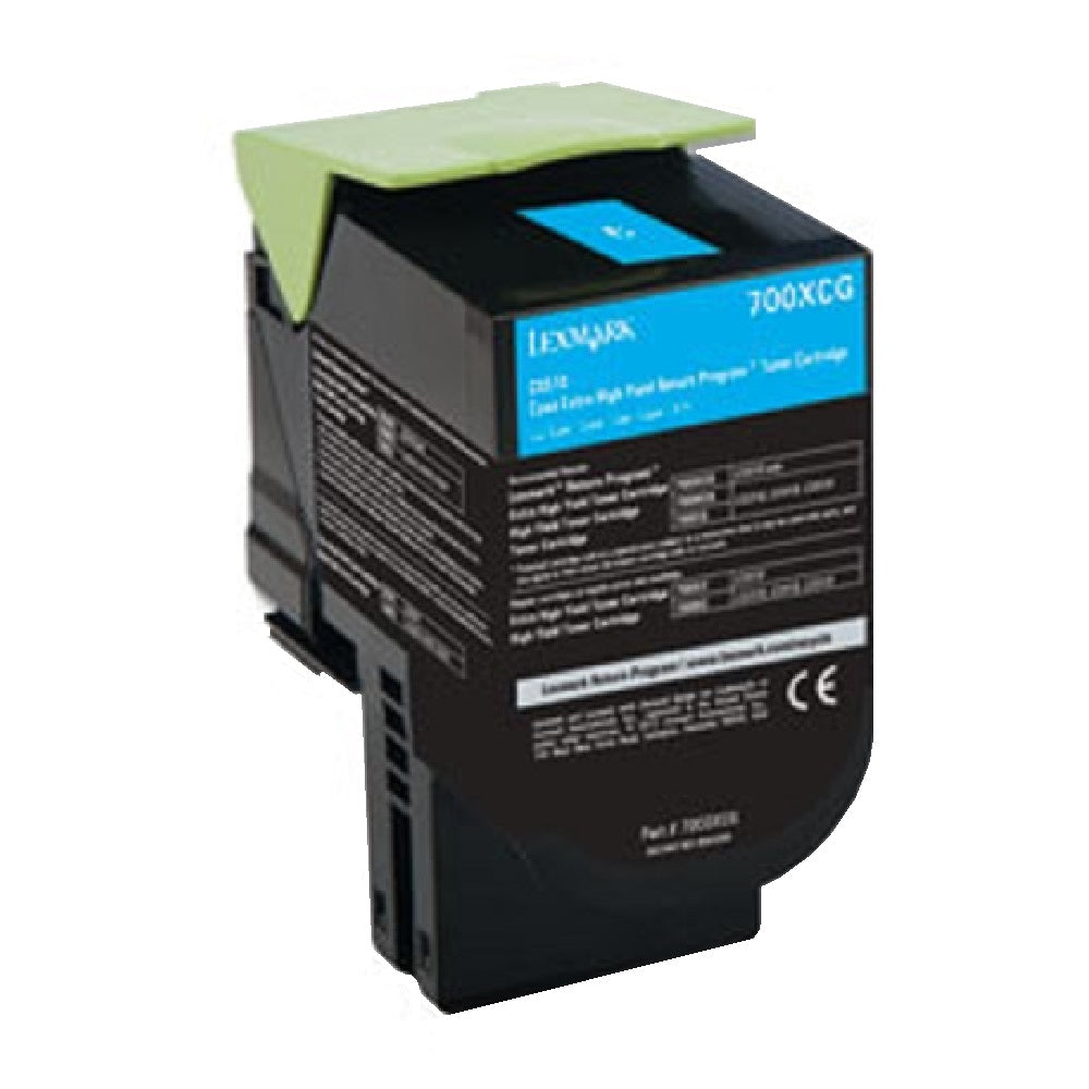 LEXMARK HIGH YIELD CYAN RETURN PROGRAM TONER for US GOVERNMENT