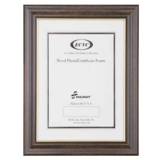 STYLE C - WALNUT STAINED 10" x 14" FRAME  6/BX