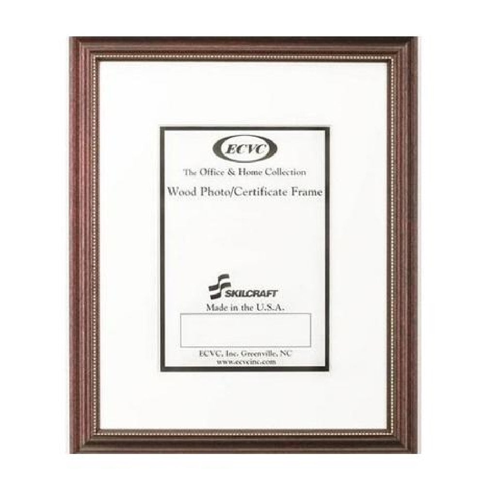 NSN4246503 STYLE F -  MAHOGANY W/GOLD BEADED MOLDING, 14" x 18" - PICTURE FRAME 6/BX