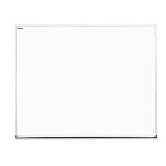 7110015680405 MELAMINE DRY ERASE BOARD, ALUMINUM FRAME