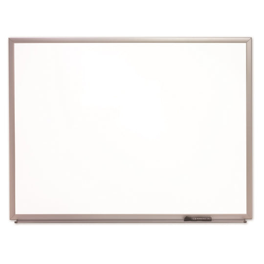 7110016511299 MAGNETIC DRY ERASE WHITEBOARD, BRUSHED ALUMINUM FRAME EA