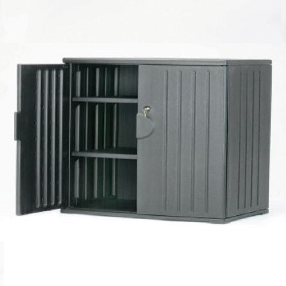 CABINET, STORAGE, BLOW-MOLDED, 46" - BLACK