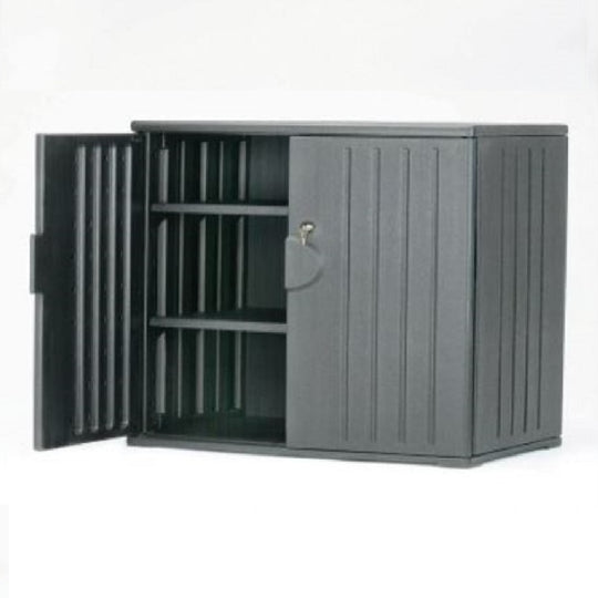 CABINET, STORAGE, BLOW-MOLDED, 46" - BLACK