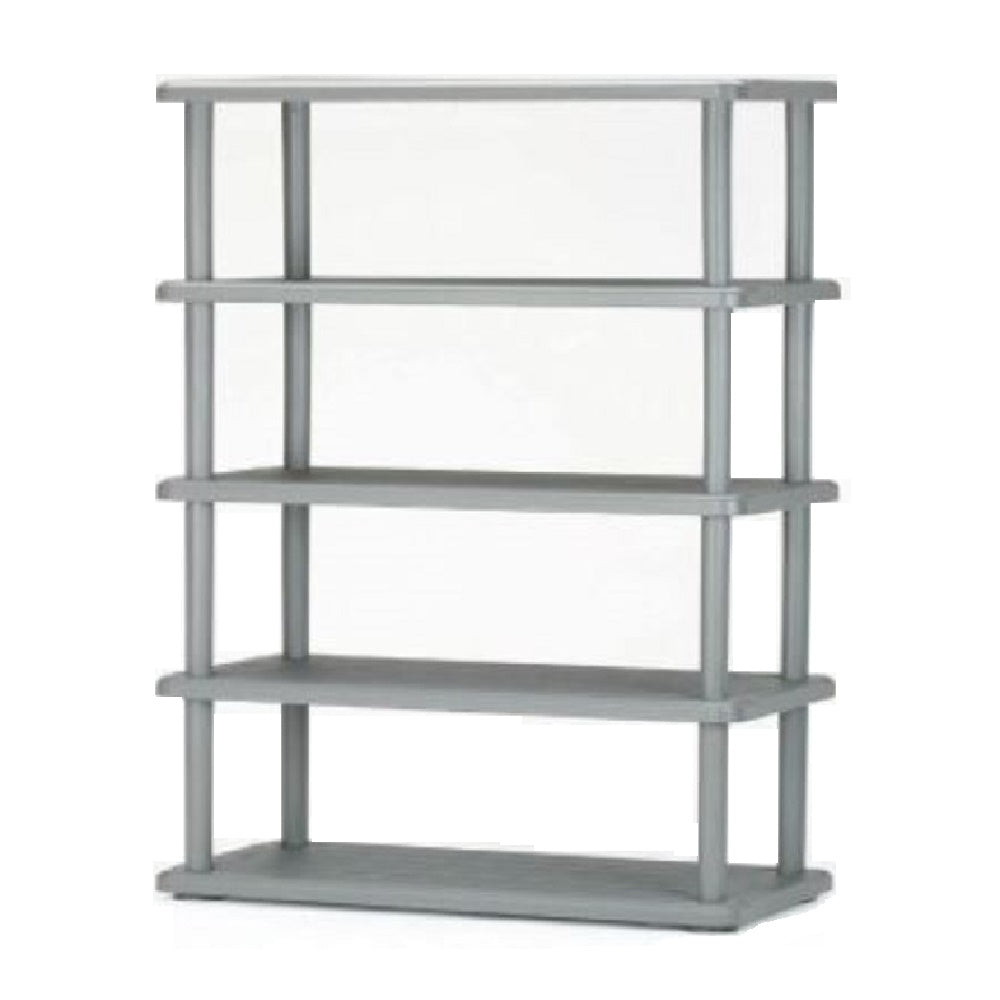 SHELF, OPEN STORAGE, 5 SHELVES, 74", CHARCOAL EA