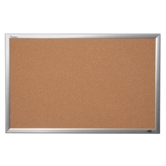 7195014840005 BULLETIN BOARD, NATURAL CORK, ALUMINUM FRAME