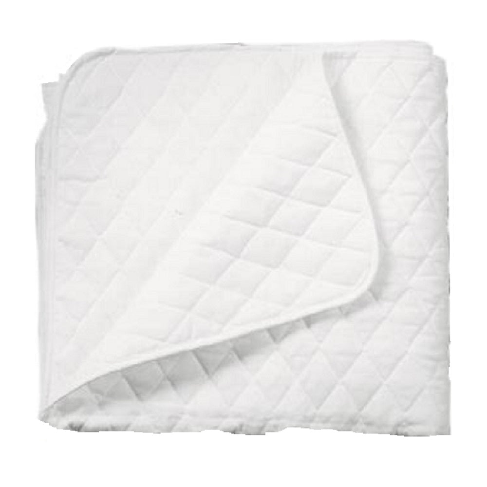 WHITE QUILTED MATTRESS PAD BX