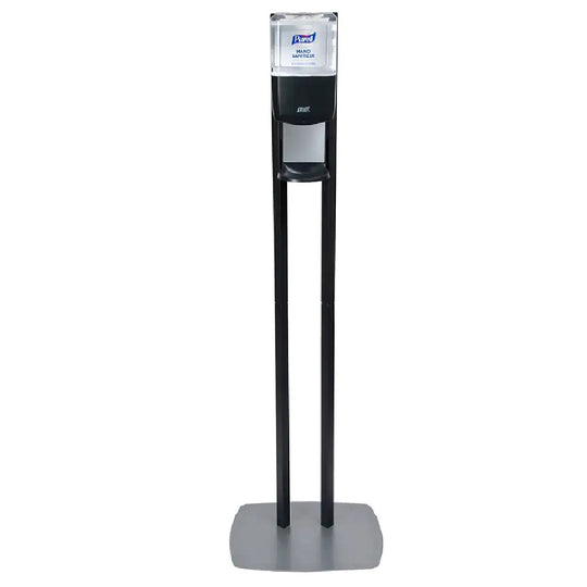 ES8 AUTOMATIC FLOOR STAND HAND SANITIZER - BLACK