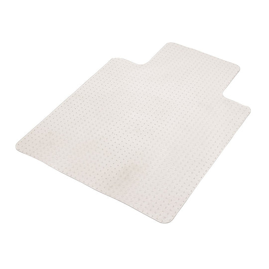 PVC CHAIR FLOOR  MAT, LOW TO MEDIUM PILE, CLEAR