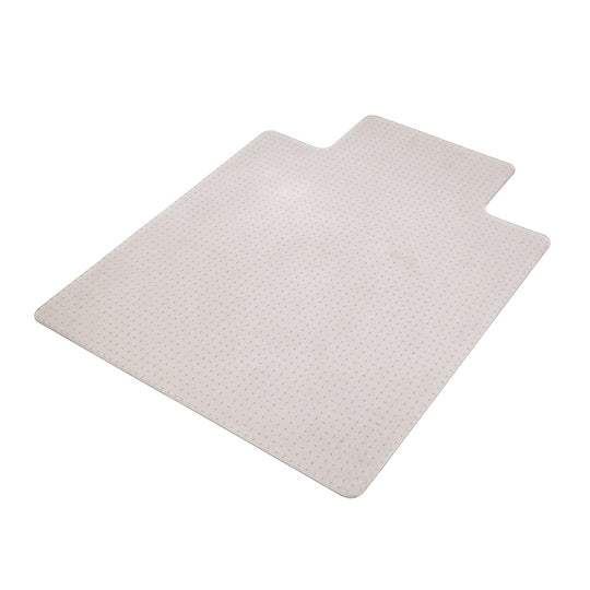 PVC CHAIR MATS, LOW TO MEDIUM PILE CARPET - CLEAR