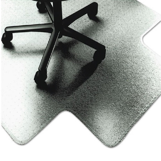 PVC CHAIR MATS, LOW TO MEDIUM PILE CARPET - CLEAR