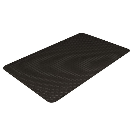 7220016673563 INDUSTRIAL, HEAVY-DUTY ANTI-FATIGUE FLOOR MATS, BLACK EA