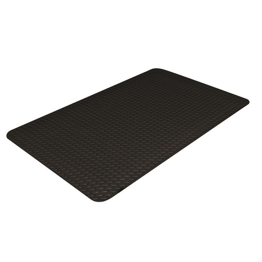 7220016673571 ANTI-FATIGUE-MATS, HEAVY DUTY INDUSTRIAL HARD TOP, BLACK EA