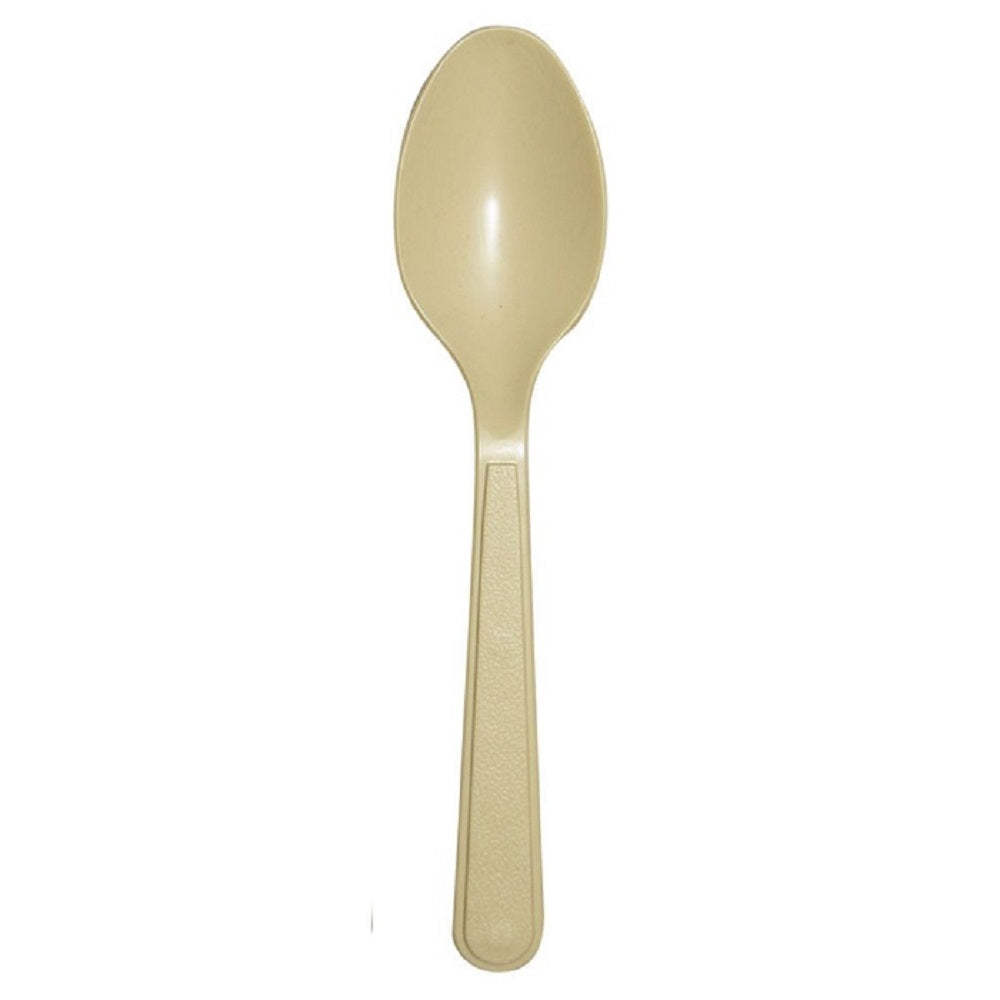 NSN5641889, BIOBASED INDIVIDUALLY WRAPPED, CUTLERY SPOON, TAN BX