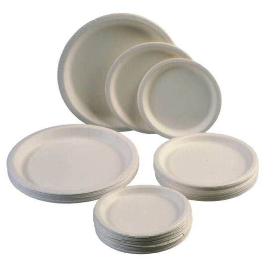 NSN8993056, PAPER PLATE, DEEP 9" DIA. 3/4" DEEP, WHITE BX