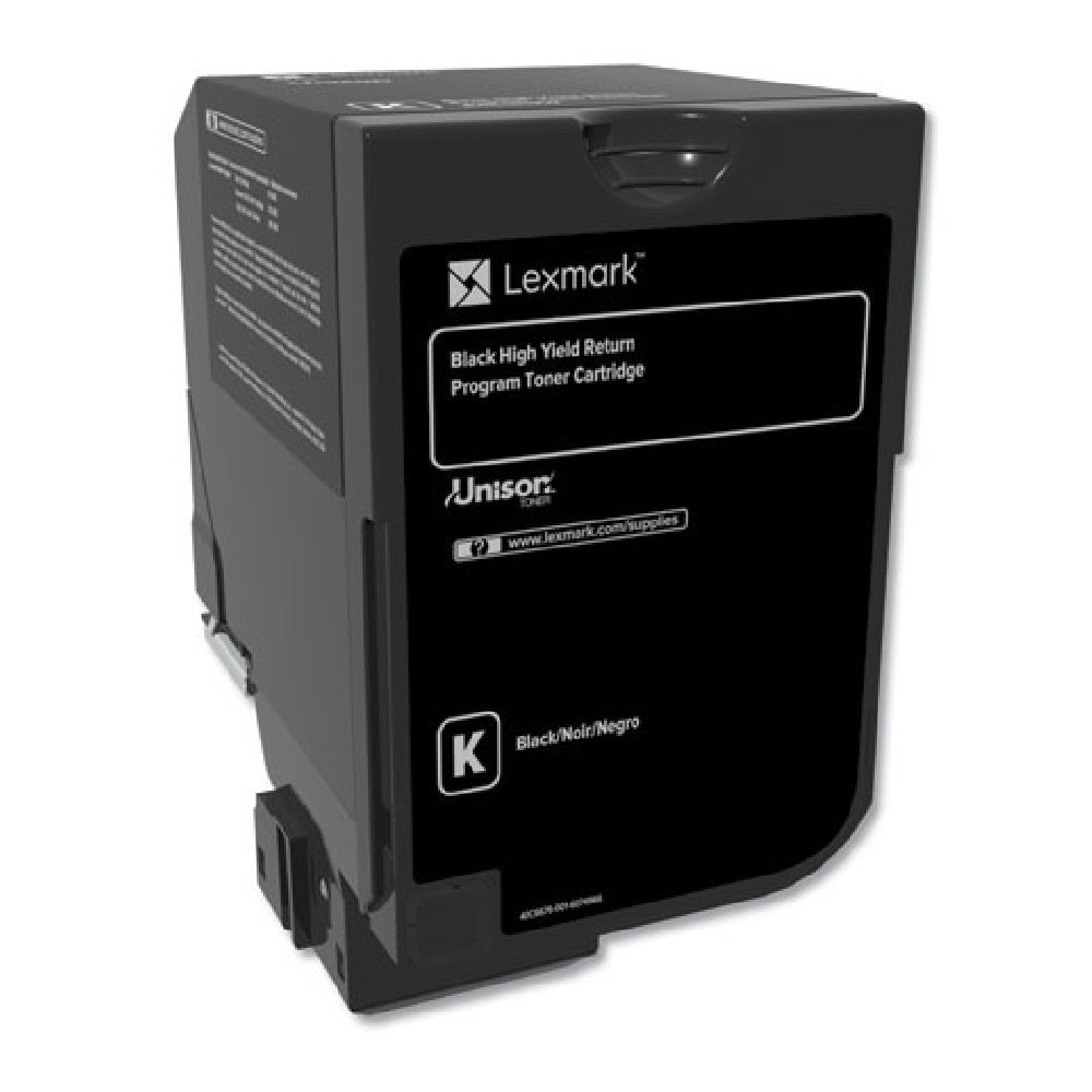 LEXMARK BLACK RETURN PROGRAM TONER CARTRIDGE FOR US GOV.