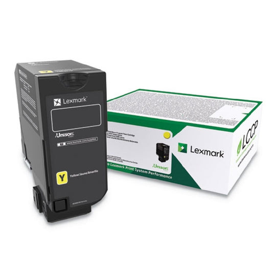 LEXMARK YELLOW RETURN PROGRAM TONER CARTRIDGE - US GOV.