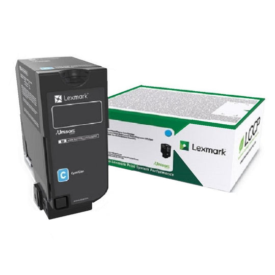 LEXMARK HIGH YIELD CYAN RETURN PROGRAM TONER CARTRIDGE, FOR US GOV.