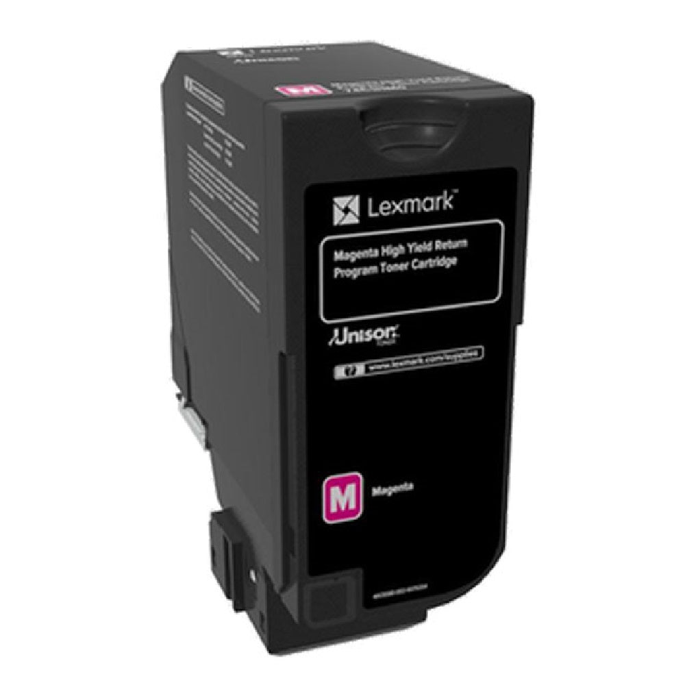 LEXMARK HIGH YIELD MAGENTA RETURN PROGRAM TONER CARTRIDGE, FOR US GOV.