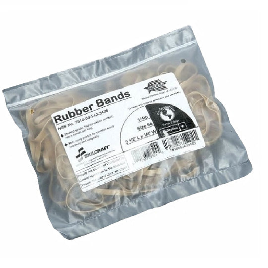 7510002433435 RUBBER BANDS, SIZE 64, 1/4 LB. BAG EA