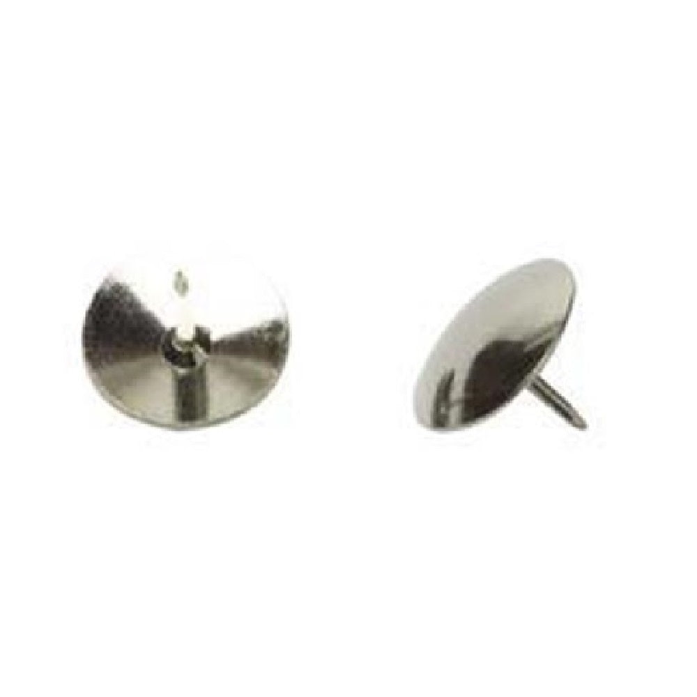 THUMBTACKS, 1/2", NICKEL-PLATED STEEL SILVER 1/BX