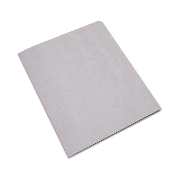 DOUBLE POCKET PORTFOLIO, LETTER SIZE, GRAY - 25/BOX