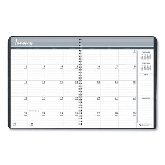 MONTHLY APPOINTMENT PLANNER - BLACK COVER