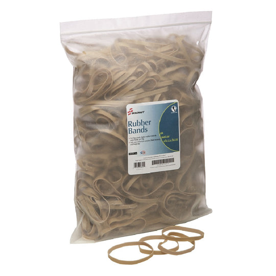 7510010589974 STERLING GRADE RUBBER BAND, SIZE 64, 1 LB. BAG, NATURAL CREPE EA