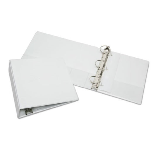 SLANT-D-RING VIEW BINDER, 3" CAPACITY - WHITE