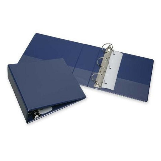 SLANT-D-RING VIEW BINDER  3" CAPACITY, BLUE