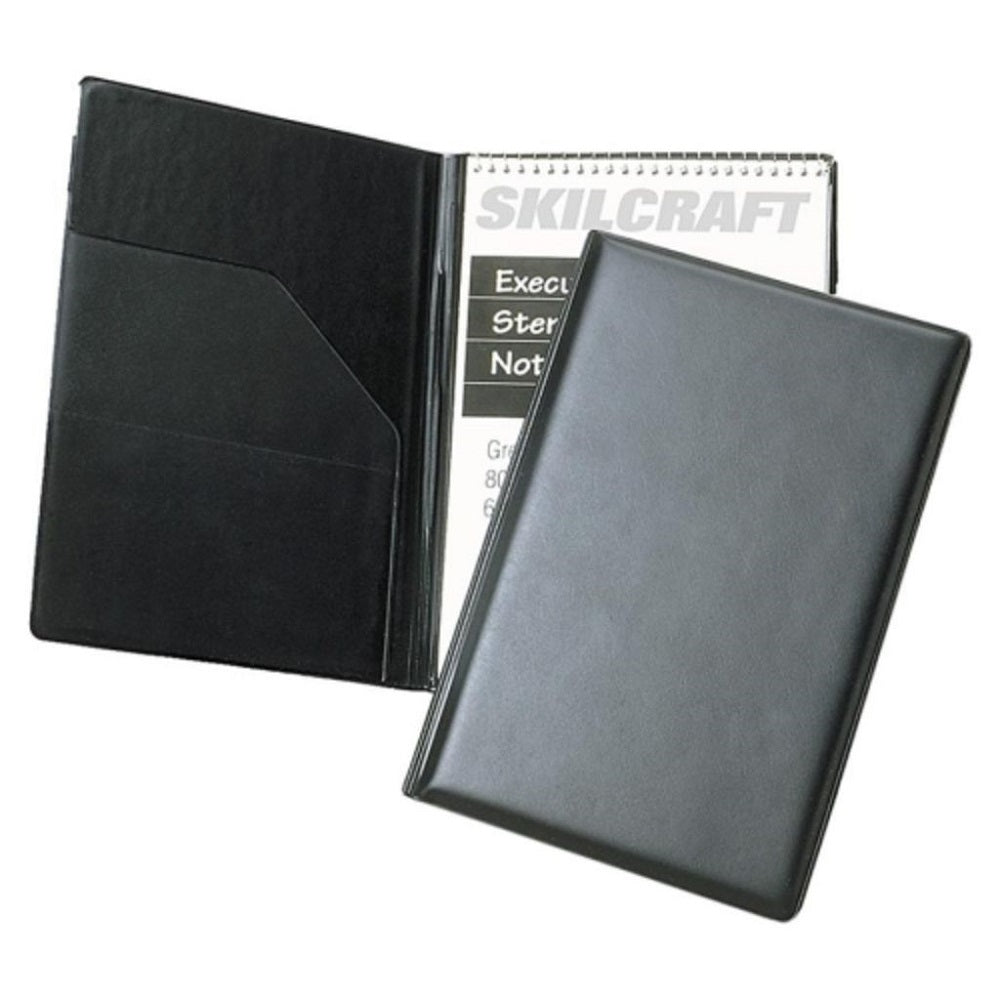 VINYL STENO PAD HOLDER, VINYL/FOAM, BLACK