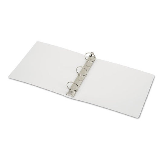 3-RING FLEXIBLE BINDER, 2" CAPACITY, WHITE